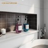 2PCS Amber Dish Soap Dispenser for Kitchen (16 Oz), Brown