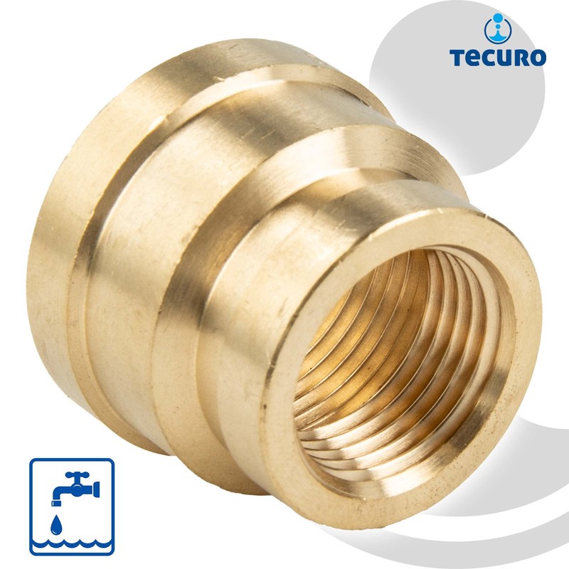 tecuro Reduced Female Thread on Both Sides Rp 3/4 x