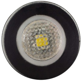 RecPro Round Red 12V LED Livewell Courtesy Accent Light | Marine Boat RV | Waterproof (1 Pack)