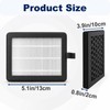4PCS X2D/P2S 3D Printer Filter for Bambu Lab, Double-Layer Upgrade