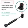 120N Black Cold-Rolled Steel Hydraulic Support Rod, Suitable for Upward-Opening