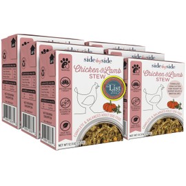 Side by Side Chicken & Lamb Stew, Warming Dog Food for All Breeds, Made of Whole Foods, Every Ingredient Has a Purpose, No Artificial Additives, Fillers, or Gums, Ready to Serve, 12.5 oz, 6 Pack