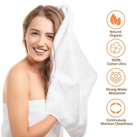 FCaeon Compressed Towel Tablets Large, Disposable Bath Towels for Travel, 140cm x 70cm Travel Bath Towel for Body Hotel Camping Hiking Outdoors Sports Beach Swimming Vacation[5 Pack Yellow]