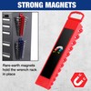 WORKPRO 2-Pack Magnetic Wrench Organizer, 12-Piece Gripper Wrench Holder for