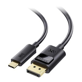 Cable Matters - cable 60 Hz USB-C para DisplayPort 4K (compatible con puerto Thunderbolt 3), Negro), 201036-BLK-1.8m