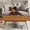 TEAKMAMA 1500 Piece Wooden Jigsaw Puzzle Board with 4 Drawers,