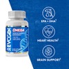 Evogen Aceite de pescado Omega Suplemento premium de Omega-3 Bienestar