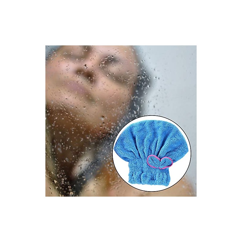2 toallas de microfibra para secar el cabello, turbante ultra