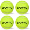 SPORTIC 4 PCS Tennis Balls,High Bounce Practice Tennis Balls with