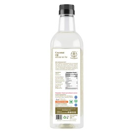 Shiva Organic Cold-Pressed Coconut Oil - 100% Natural, Certified Organic - 1L (33.8 fl oz) for Cooking, Beauty, and Holistic Wellness
