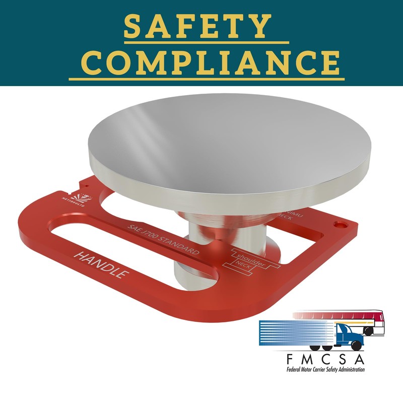 MetioKulto Fifth Wheel King Pin Gauge Simplified Version with Handle