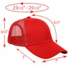 Falari Trucker Hat Baseball Cap Structured Plain Design 6 Panel,