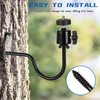Danoib 2-Pack Trail Camera Mount, 1/4" -20 Threaded Insert 360°Rotating