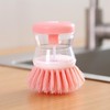 Dish Brush with Soap Dispenser for Dishes, Pots, Pans –