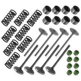 Caltric Intake & Exhaust Valve Kit For Arctic Cat Bearcat Z1 XT 10-14 / TZ1 Turbo 09-14