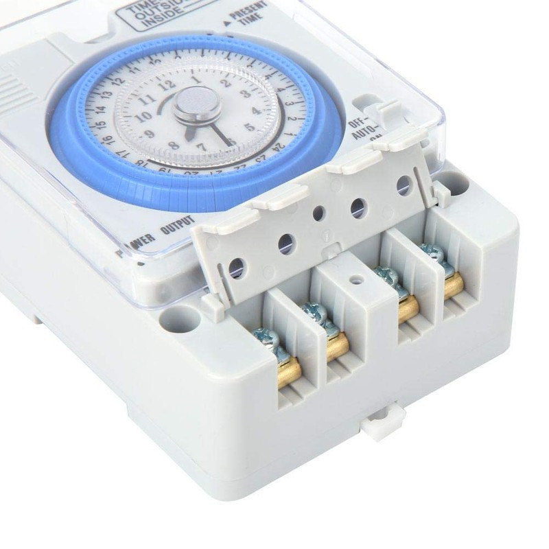 Mechanical Timer Switch 24 Hour Heavy Duty AC220V 10A Digital