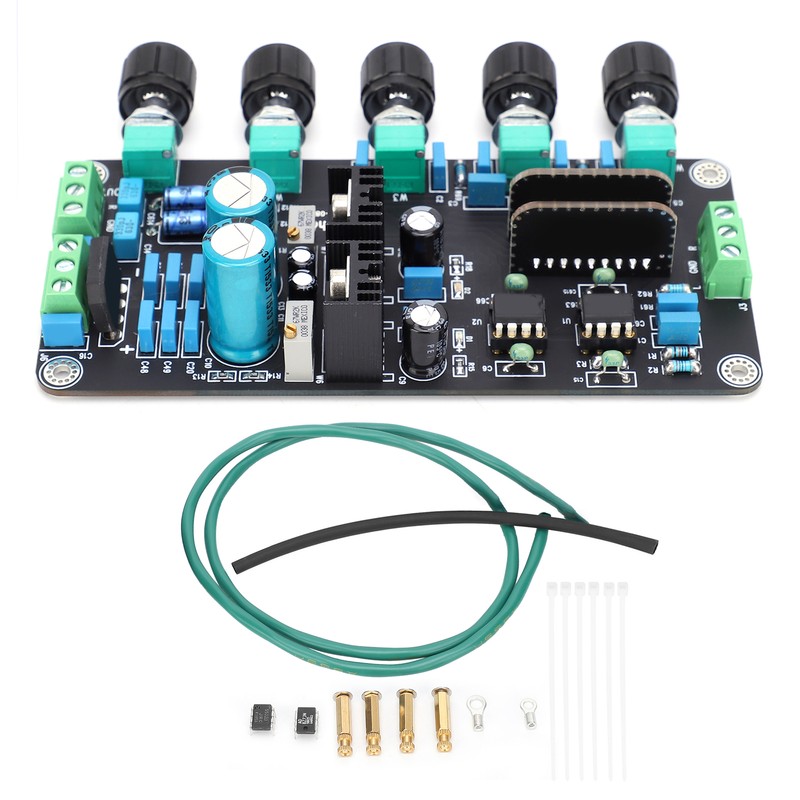 2604 AD827 Updated Stereo Preamp Tone Board Amplifier Volume Bass