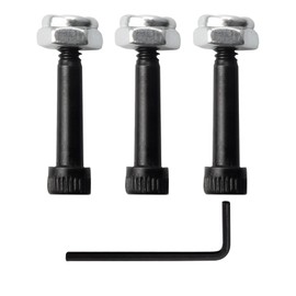 WFCYX 3 Set Replacement 74072 Auger Motor Shaft Nut & Bolt, Fit for Traeger, Pit Boss, Z-Grills, Rec Tec and Most Wood Pellet Grills & AC Pellet Grill Shaft Nut & Bolt of Auger Motor