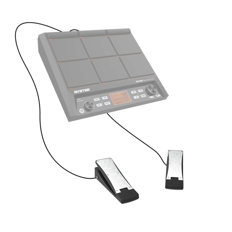 PDL-HH191 Footswitch Hi-hat/Bass Drum Pedal Beaterless Silent Pedal For PD705/PD708
