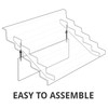 Azar Displays 326037 Five-Tier Counter Step Display: 14.75" W x