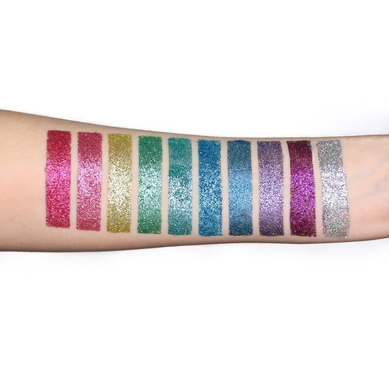 Snazaroo Bio Glitter Face and Body Paint, Biodegradable Fine Gliter,Green