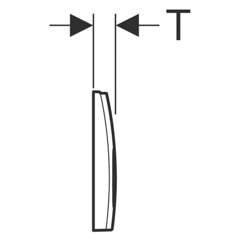 Geberit Delta 25 Flush Flush 115125115 (Alpine White)