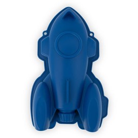 CÉCOA - Kuchenform – Rakete. Form aus Silikon, Motiv Weltraum. Silikonform 100 % lebensmittelecht, BPA-frei
