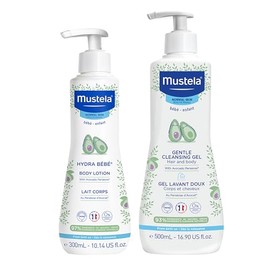 Mustela - Set de regalo de baño, cuidado de la piel del bebé disponible para piel normal, seca, sensible y eccema., piel normal, Standard Packaging