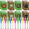 Jiaoohoo 24 Pcs Pixel Theme party favors |12 invisible ink