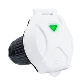 RecPro RV 50 Amp Inlet | RV Power Inlet Receptacle (White)