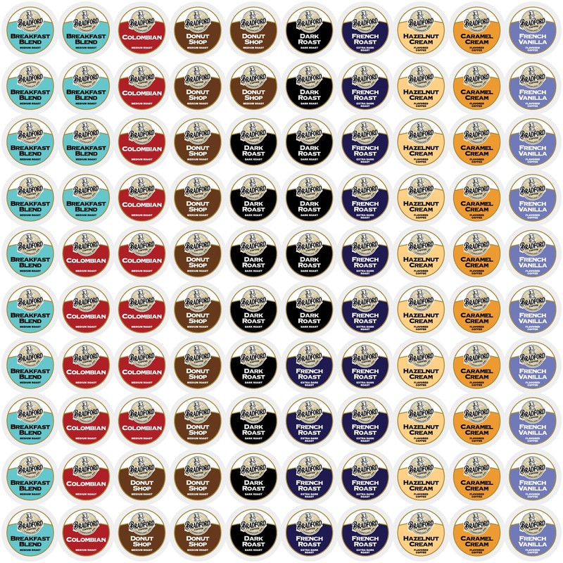 100ct Variety Pack for Keurig K-cups®, 8 Assorted Single Cup