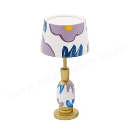 Odoria 1/12 Scale Miniature Lamp Dollhouse Accessories, Purple