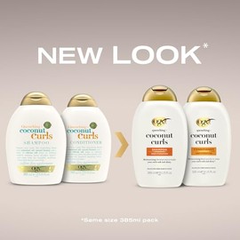 OGX® Shampoo Quenching Coconut Curls, cabello rizado, 385ml