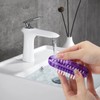 Nail Cleaning Brushes Plastic for Fingernails 2-Sided Non-Slip Brush Nail