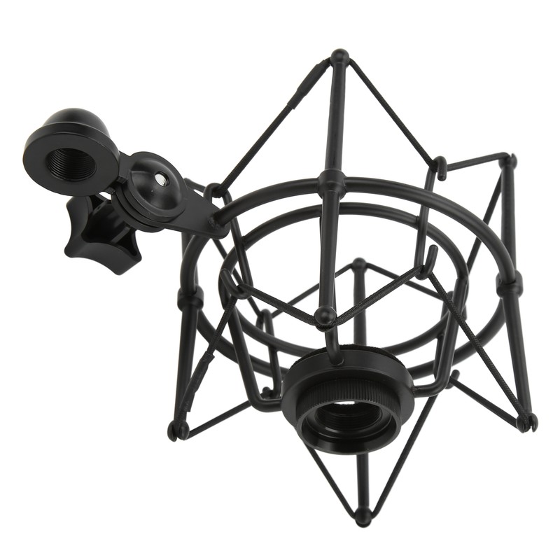 Microphone Shock Mount Clip Mic Anti Vibration Holder for Live