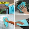 Zuvo Microfibre Cloth For Car(12-Pack)- Ultra Soft, Scratch Free, Highly