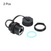 sourcing map RJ45 Panel Mount Coupler, IP68 Shielded Industrial Panel