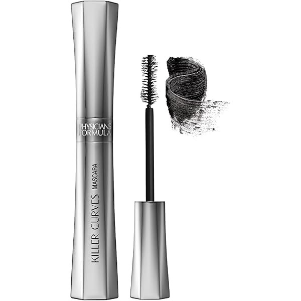 Physicians Formula Killer Curves Curling Mascara, Black, Full-Volume Lash-Lifting, Dermatologist