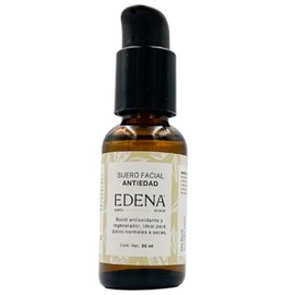 EDENA | Serum Facial Antiedad | Acción Regenerante, Revitalizante |Hidrata y Equlibra a Profundidad | Suaviza Líneas de Expresión | Promueve la regeneracion celuar | Piel Normal a Seca | 30 ml