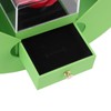 Rose Jewelry Box Apple Rose Shape Acrylic Jewelry Gift Box