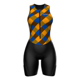 Sparx - Traje de triatlón para mujer, talla M, color dorado