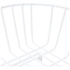 Delfinware 2947W White Oval Sink Basket, Metal