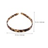 VICASKY Acetic Acid Leopard Hairbands for Women Durable Non Slip