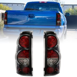 GORWARE Tail Lights Assembly Compatible with 1999-2006 Chevy Silverado 1500 2500 3500 & 99-02 Sierra 1500 2500 3500 Pickup Tail Brake Lights Lamp Replacement Pair - Passenger Side and Driver Side