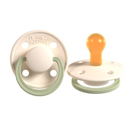 Rebael Fashion Dummy, Natural Rubber/Latex, Made in Denmark, BPA-Free, Cherry Shape Teat, Frosty Pearly Dolphin, Size 2 (6+ Months)