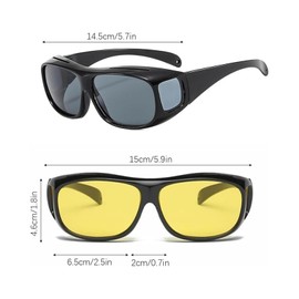 JaugHavZE Polarized Sports Sunglasses for Men Women Black Cycling Sunglasses Fishing Running Golf TAC Glasses UV Protection