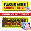 PSL Reflective Student Driver Magnetic Car Sign - Please Be