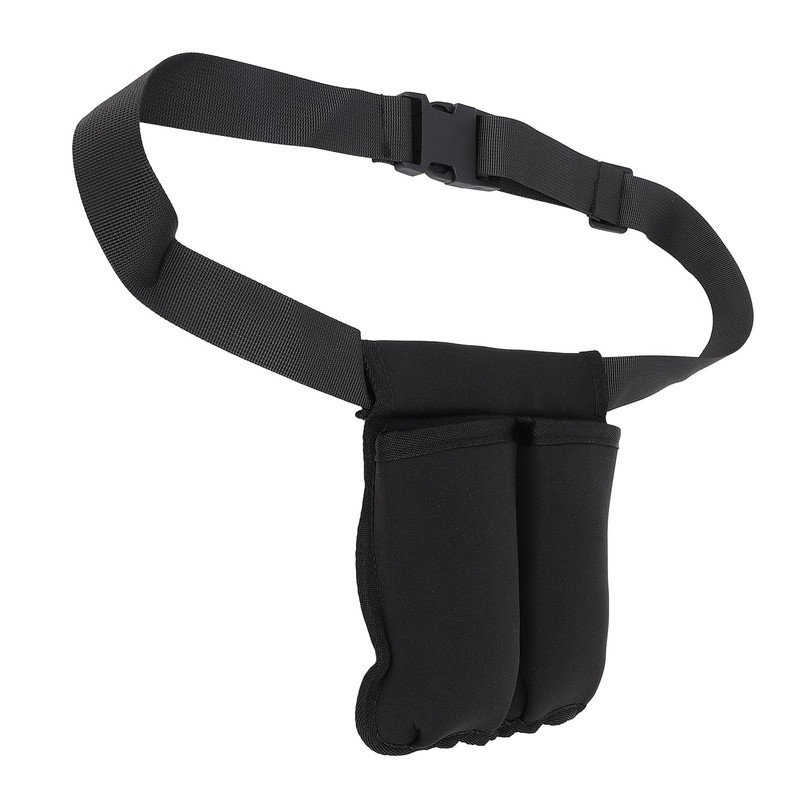 Adjustable Massage Oil Waist Bag for 2 Bottles, Storage of