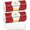 DMC Diamant Metallic Needlework Thread - Red Ruby (2 Pack)