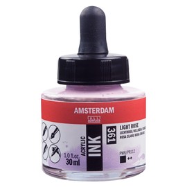 Amsterdam Acrylic Ink Bottle 30 ml Light Rose 361 (17203610)